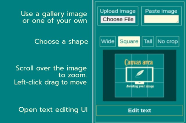 Meme highlighting the features of the boxedfx imaging editor